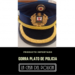 GORRA PLATO POLICÍA...